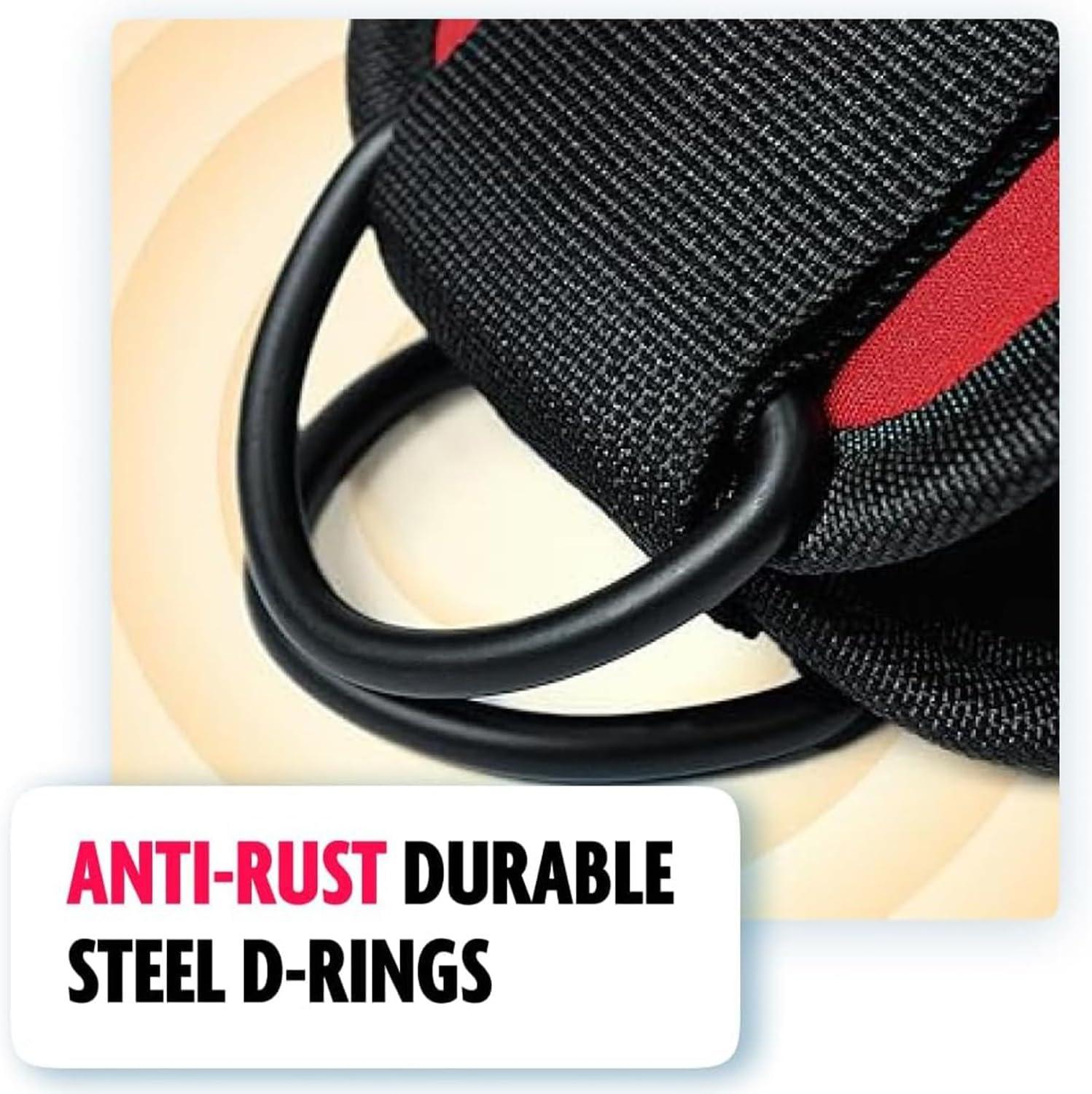 imageAnkle Straps Pair ampamp Barbell Pad Bundle Elevate Your Booty Workout with Ankle Straps and Barbell Pad