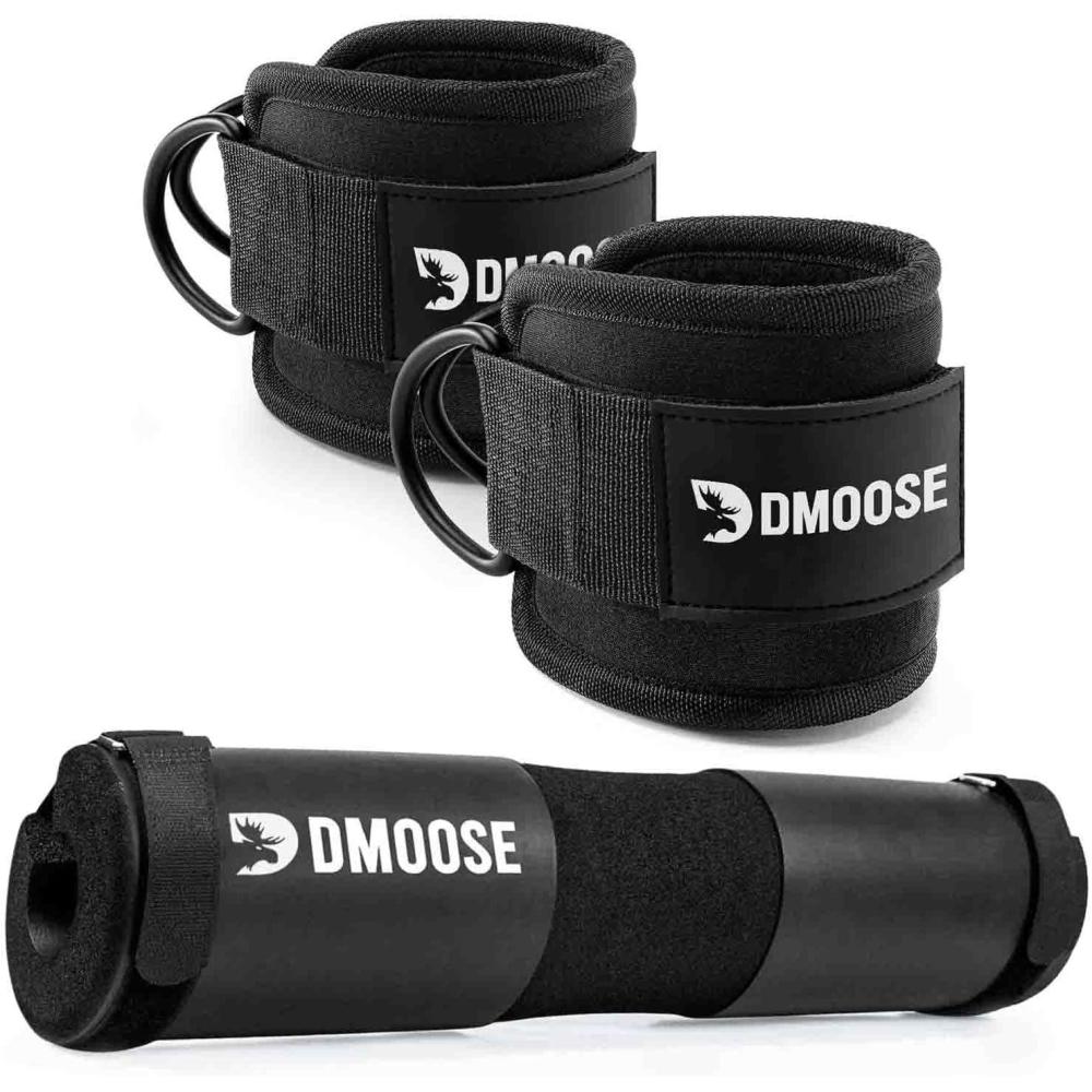 imageAnkle Straps Pair ampamp Barbell Pad Bundle Elevate Your Booty Workout with Ankle Straps and Barbell Pad