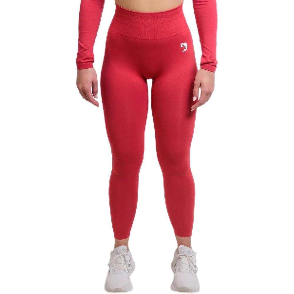 imageDMoose Fitness Move Seamless Leggings for Women High Waist Tummy Control Workout Pants for Exercise Yoga ampamp RunningRed