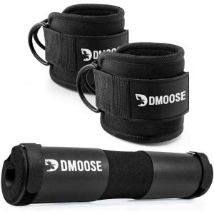 Ankle Straps (Pair) & Barbell Pad Bundle – Elevate Your Booty Workout with Ankle Straps and Barbell Pad