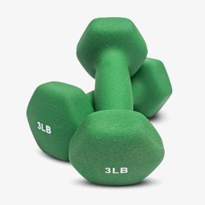 DMoose Neoprene Dumbbells – Hand Weights Sets for Home Gym Equipment, Workouts Strength Training & Free Weights – Dumbbell Sets for Women & Men – 3, 5, 10, 15, 20 lbs & 20, 32 & 50 lbs With Rack(3 lb Pair)