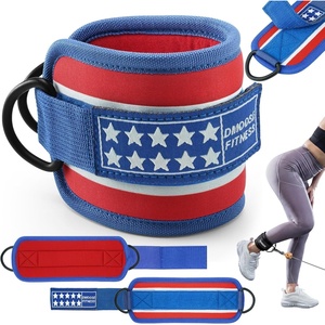 DMoose Ankle Strap for Cable Machine – One Size Fit with Premium Padding, Workout Kickback Ankle Cuffs, Ankle Bands for Working Out, Booty Workouts, Leg Extension, Hip Abductors & Lower Body Exercises(American – Single)
